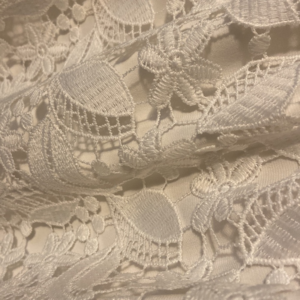 White Ralph Lauren lace eyelet dress. - Picture 4 of 4